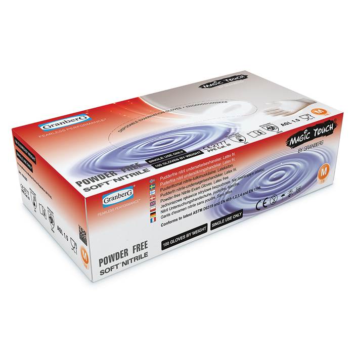 Nitrilhandske S 100/fp Vit - 2