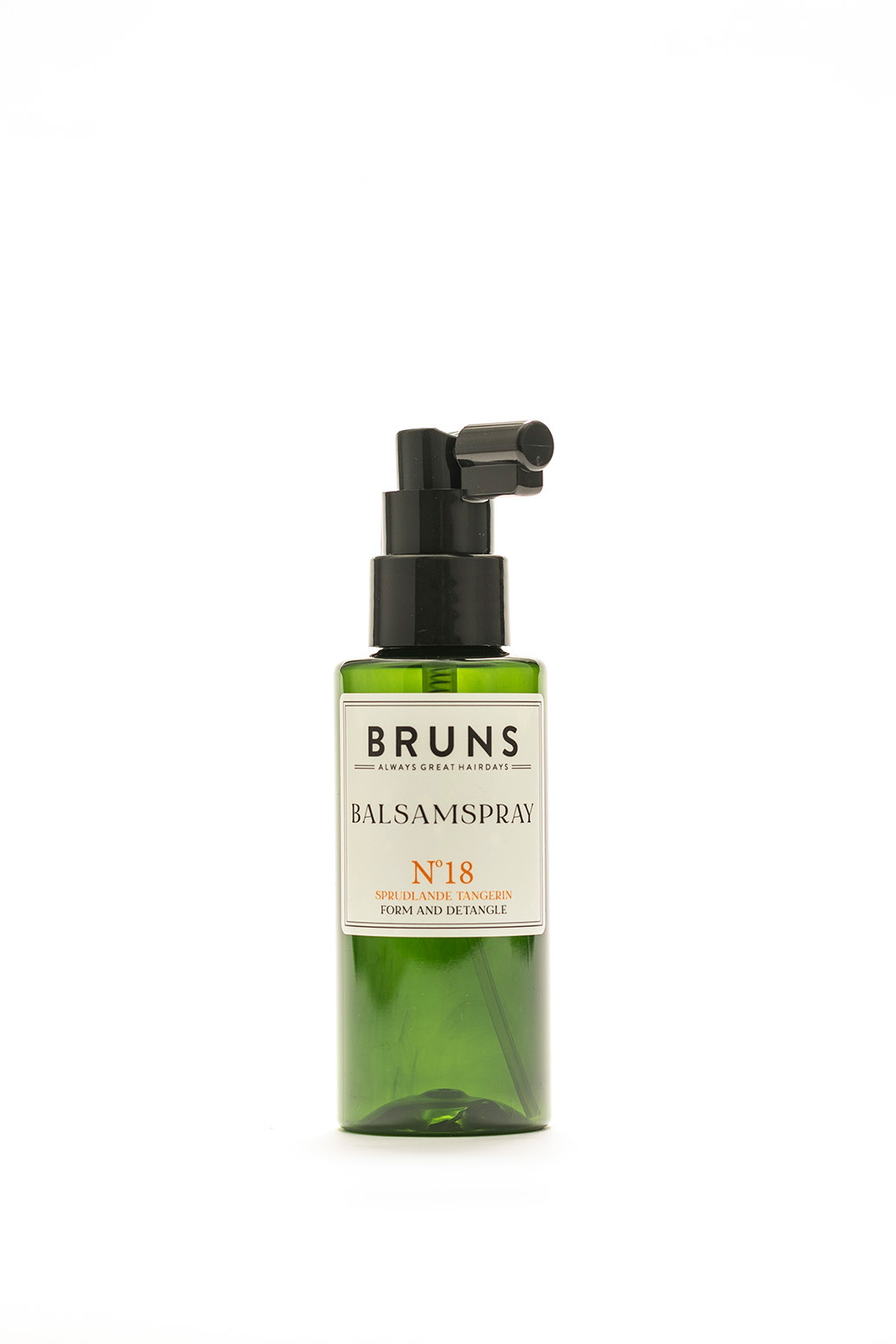 Bruns Products Balsamspray 18 Sprudlande tangerin 100ml - För torrt, skadat, normalt &amp;amp; lockigt hår