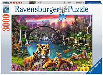 Tigers in Paradise 3000 Bitar Ravensburger