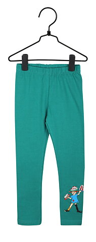 Pippi Leggings Tårta Grön