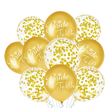 BALLONGBUKETT BRIDE TO BE | Guld 