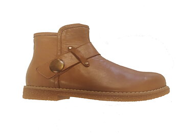 Charlotte of Sweden Zipper Boot Brown