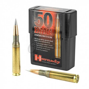 HORNADY MATCH™ AMMUNITION 50 BMG 750 GR A-MAX® MATCH™ 10/BOX
