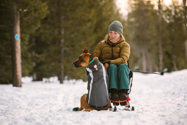Ruffwear Lumenglow Hi-Vis Dog Jacket - Granite Gray - 9