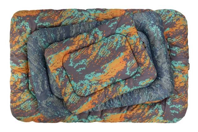 Ruffwear Basecamp Koiran Peti - Orange Reef - monivärinen peti