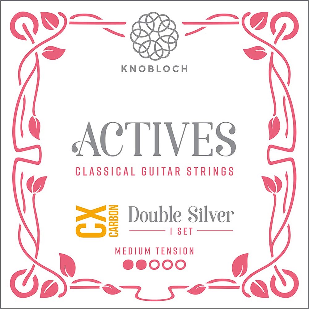 Knobloch Strings 300ADC CX Carbon Actives Double Silver (Medium Tension)