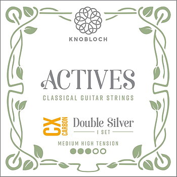 Knobloch Strings 400ADC CX Carbon Actives Double Silver (Medium-High Tension)
