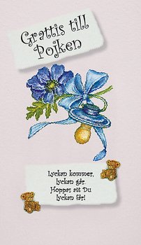 Kort - Grattis till pojken