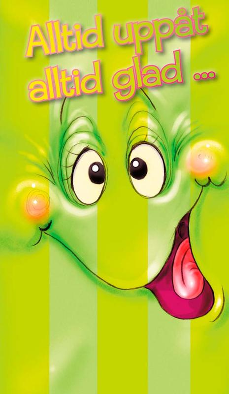 Grattis kort - Alltid uppåt alltid glad