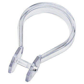 Button Curtain Rings clear