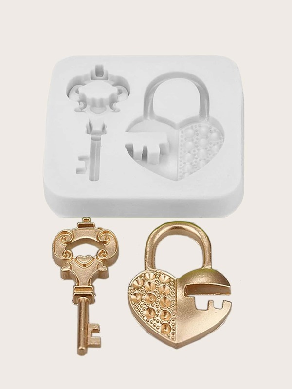 Silicone Resin Mold .  Key & lock