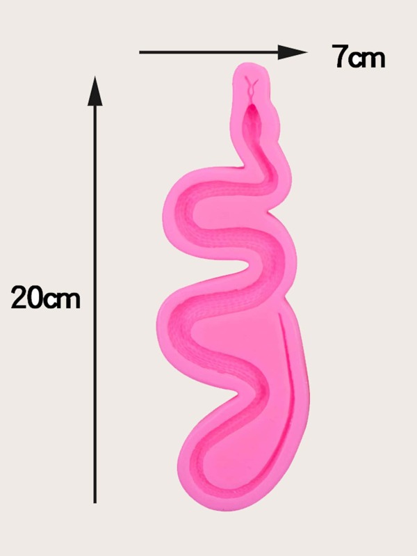 Silicone Resin Mold .  Snake 20 cm - 2