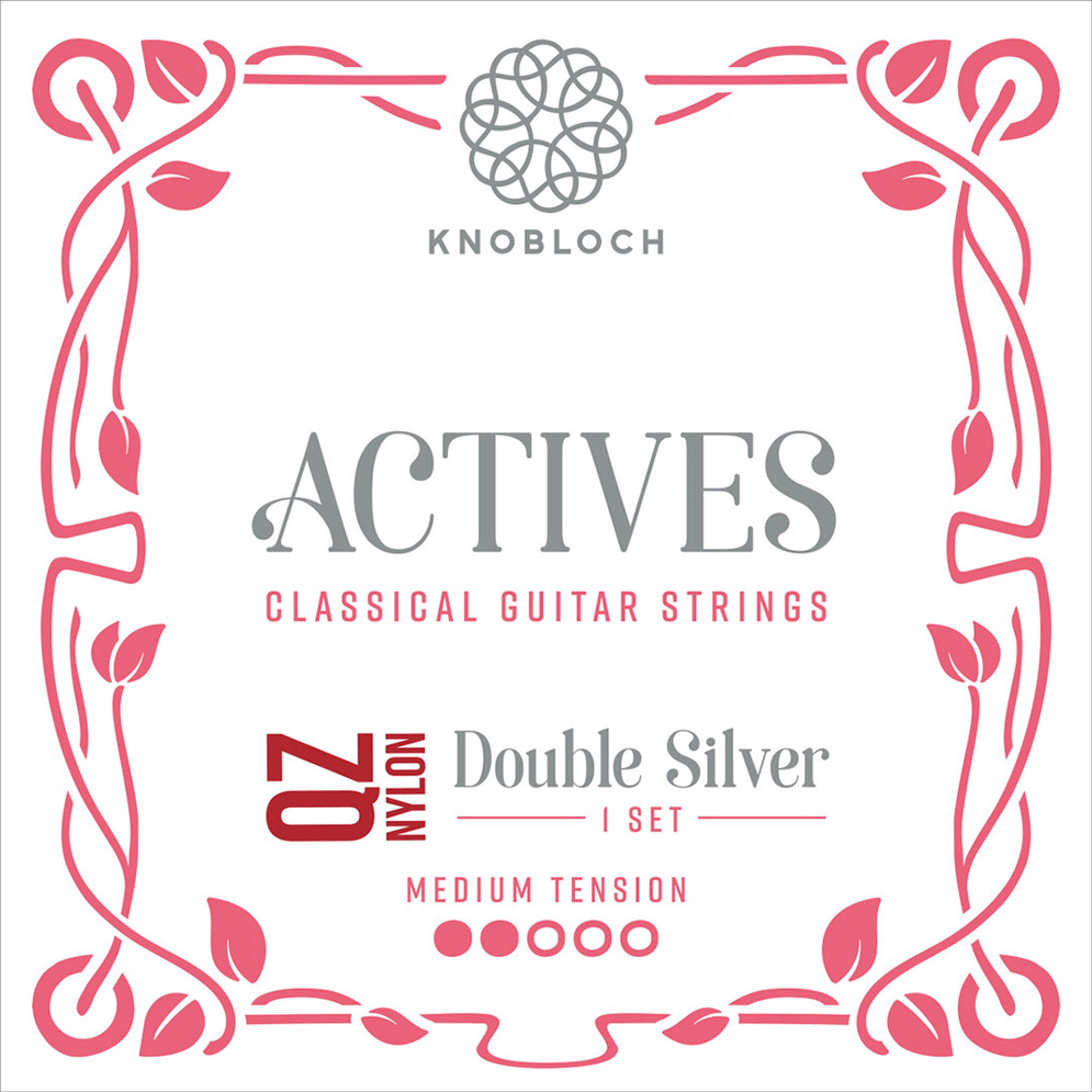 Knobloch Strings 300ADQ QZ Nylon Actives Double Silver (Medium Tension)