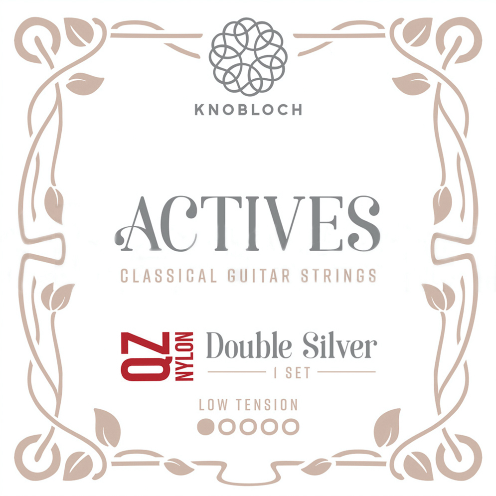 Knobloch Strings 200ADQ QZ Nylon Actives Double Silver (Low Tension)