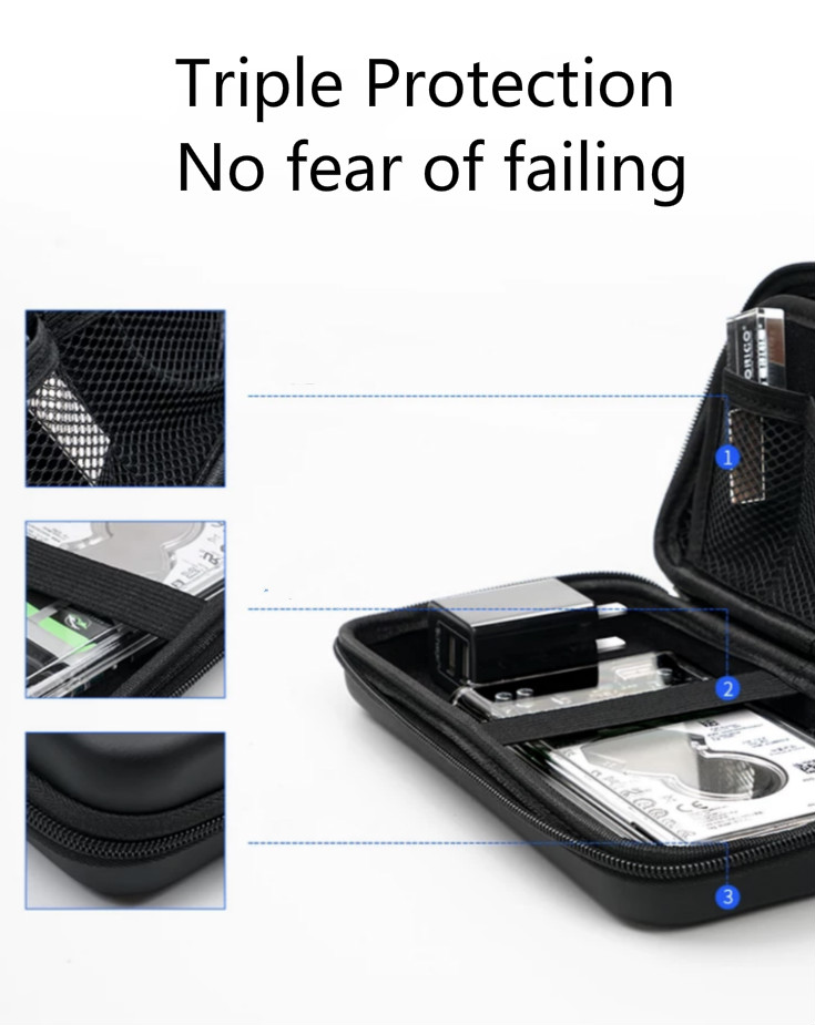Orico  2.5" hard drive storage box - 3