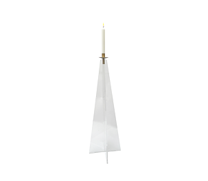 Ljusstake i plexiglas, stor