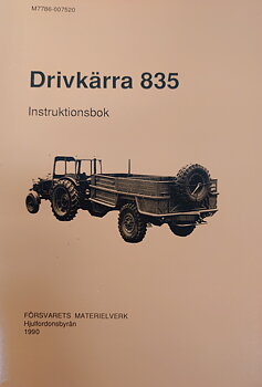 Drivkärra 835 Reservdelskatalog