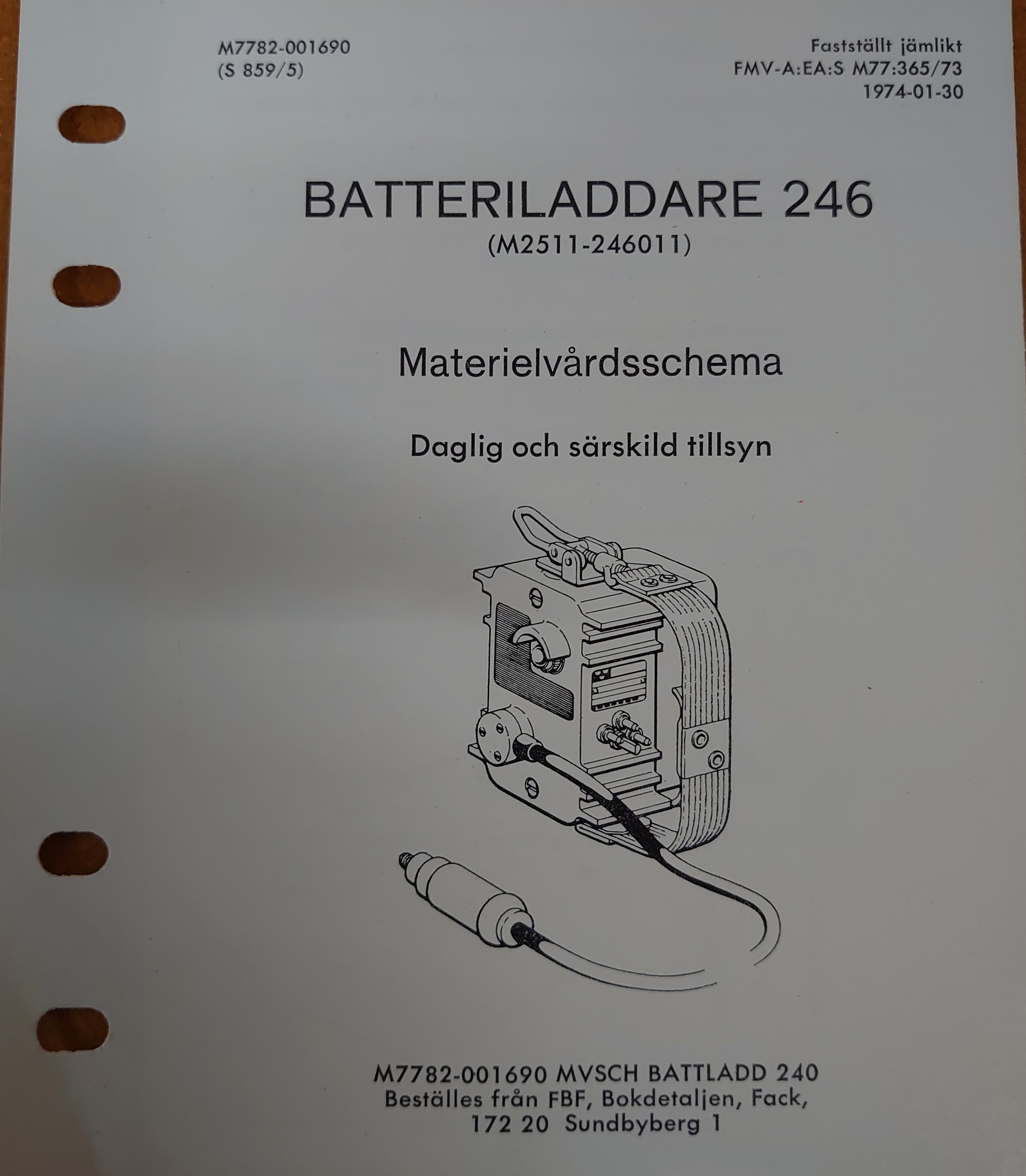 Batteriladdare 246