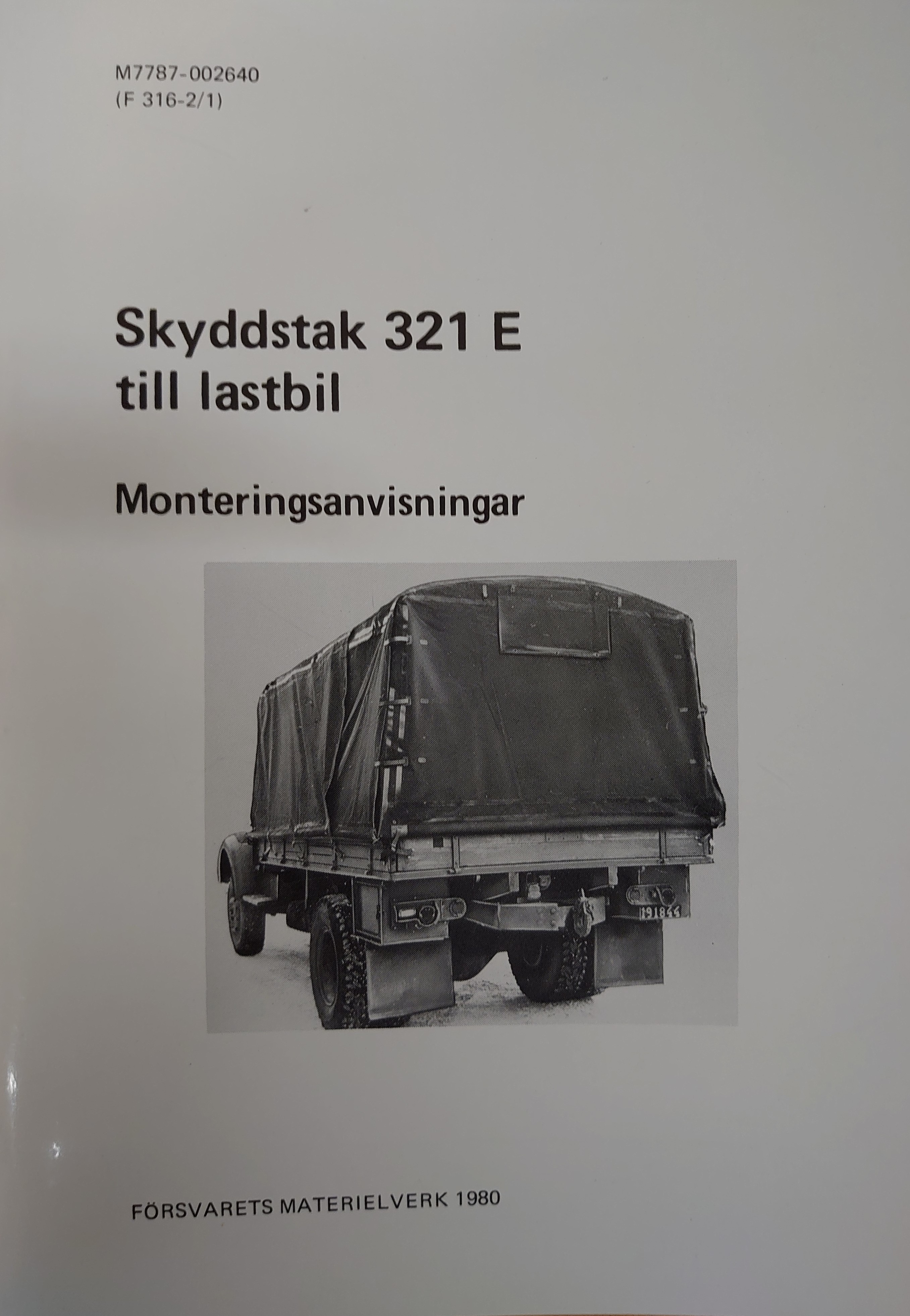 Skyddstak 321 E