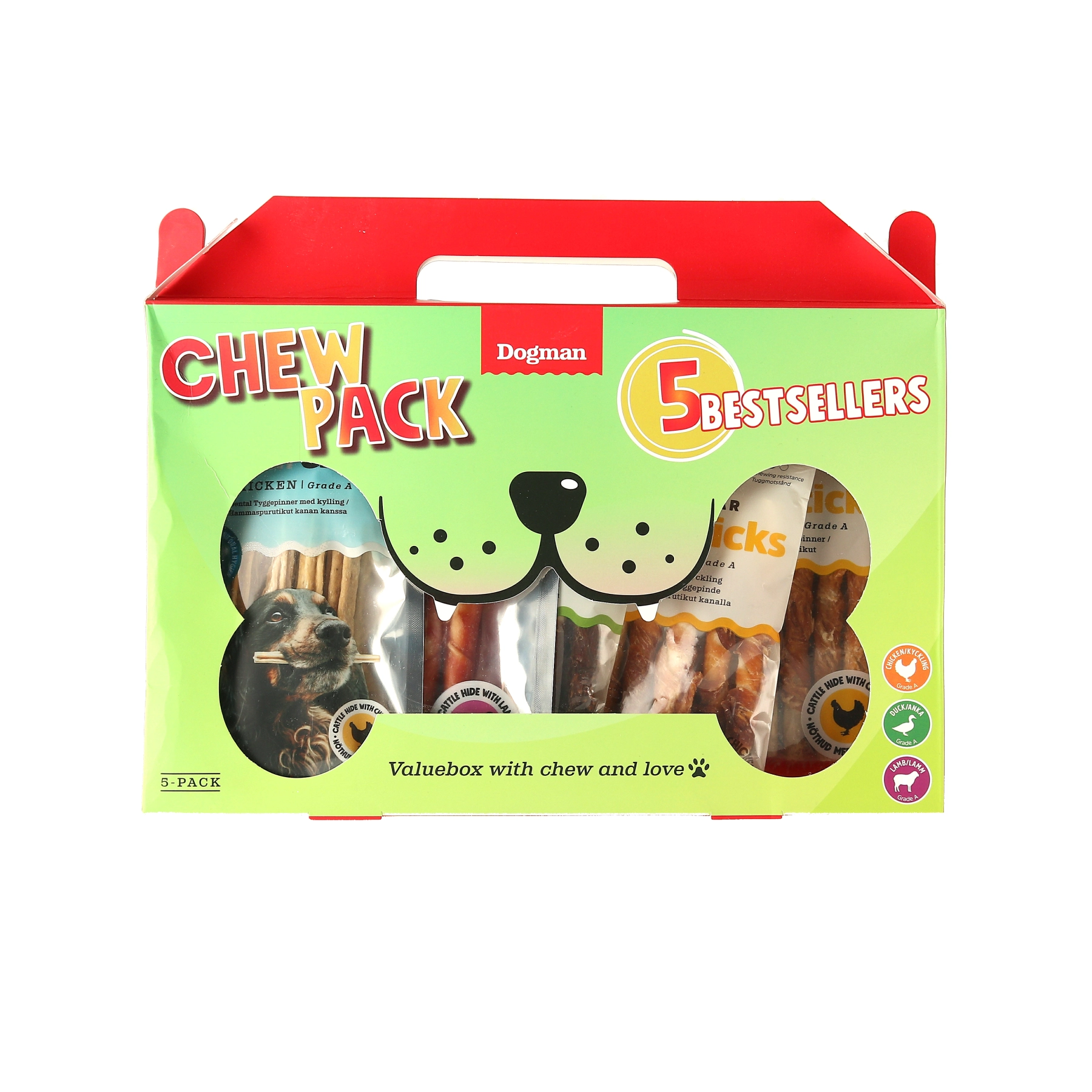 Dogman Bästa Tuggen 5-Pack