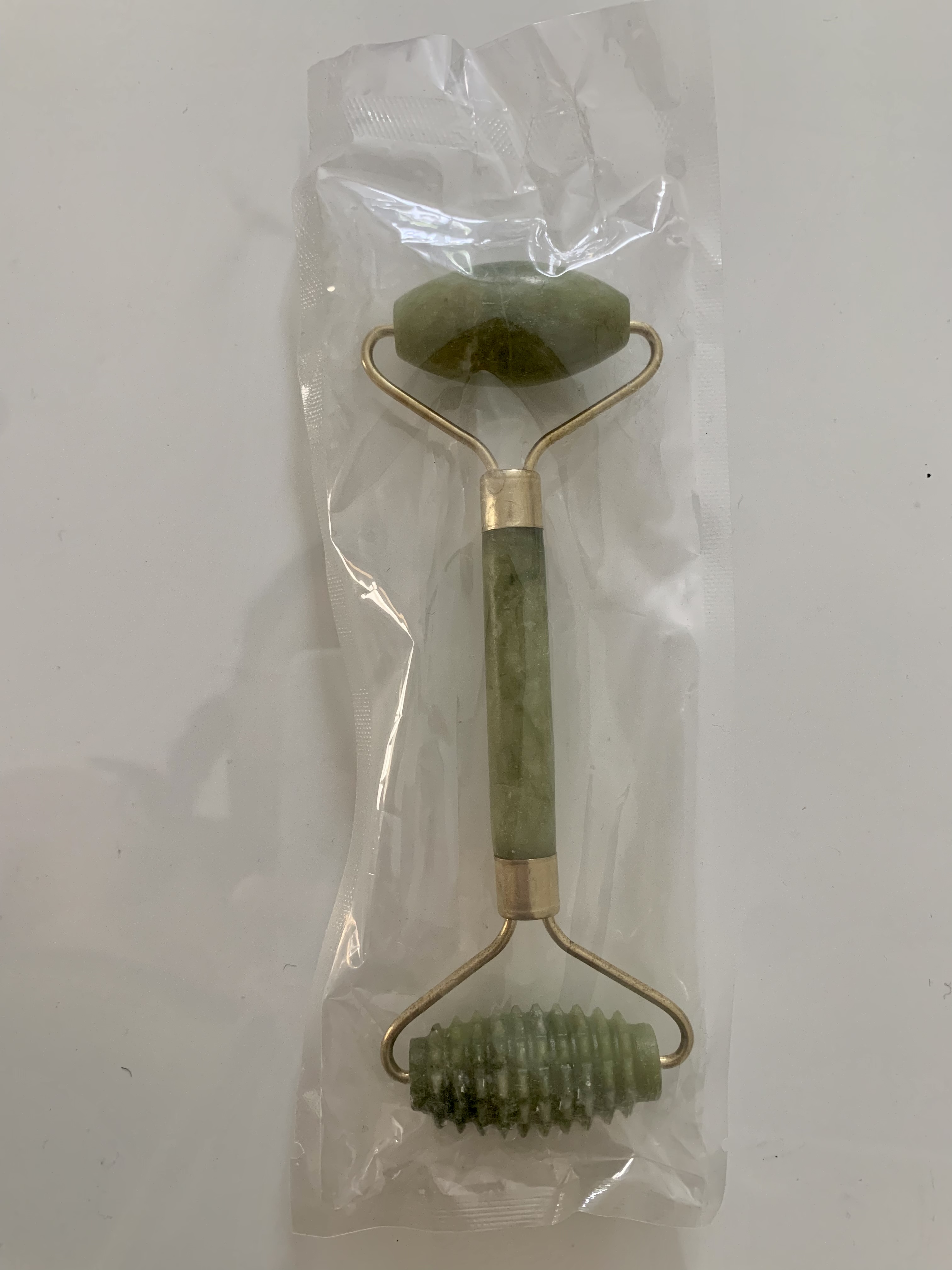 Texturerad Jade Roller - 3