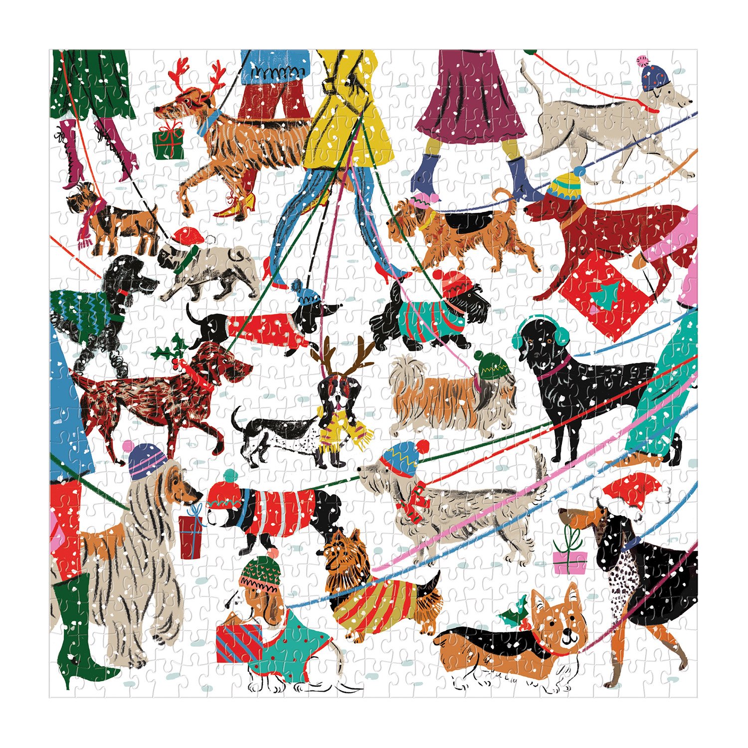 Winter Dogs 500 Piece Puzzle - 2