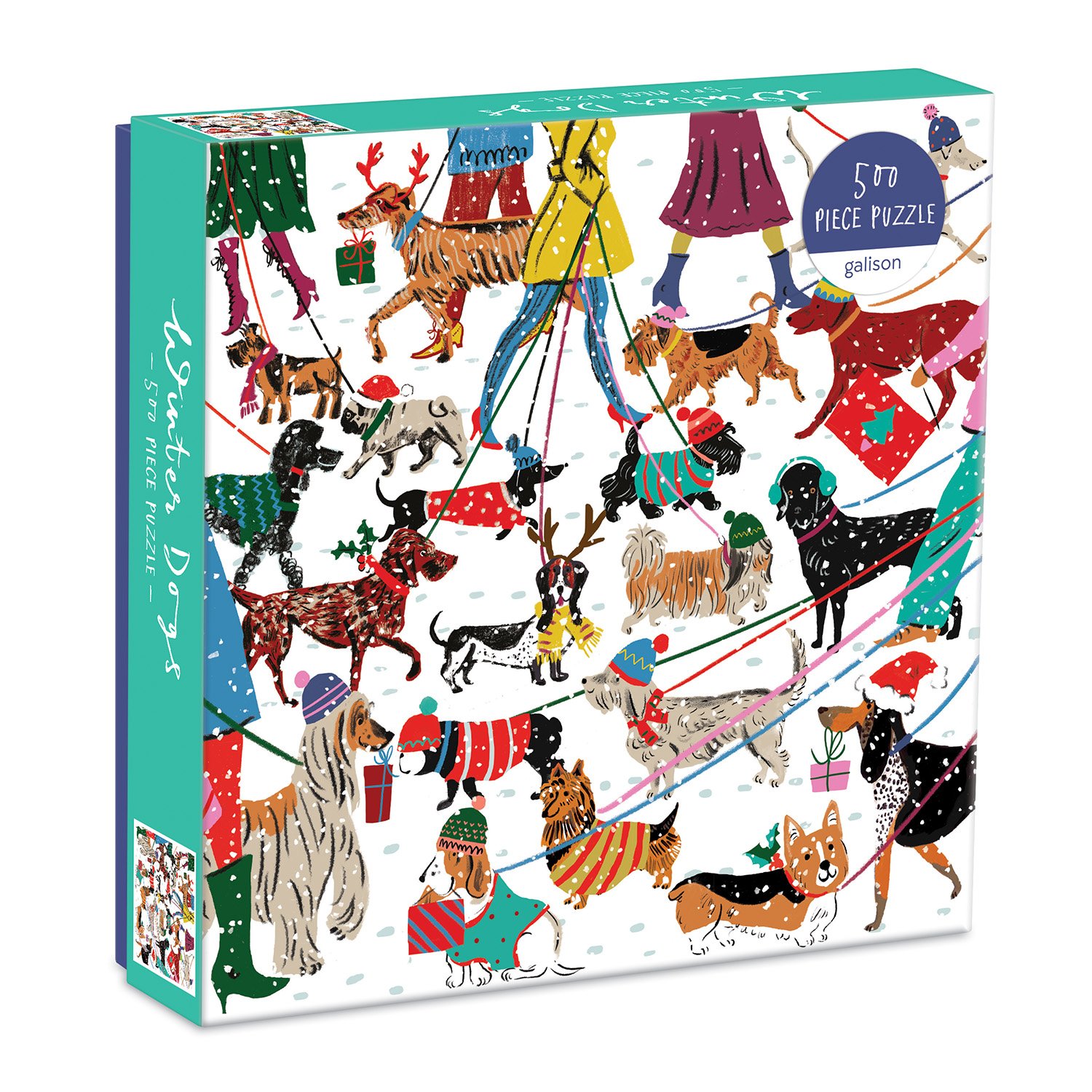 Winter Dogs 500 Piece Puzzle