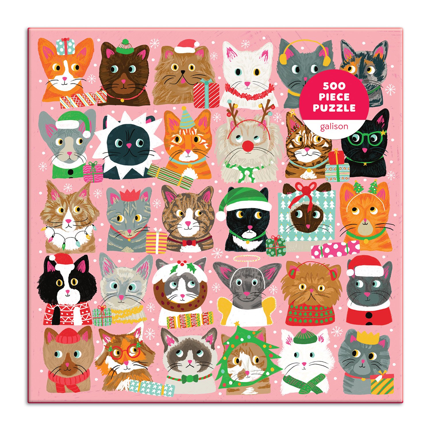 Festive Furballs 500 Piece Puzzle - 3