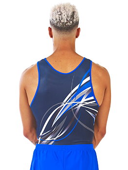 Herrbody CHROME, sublimerad microfiber