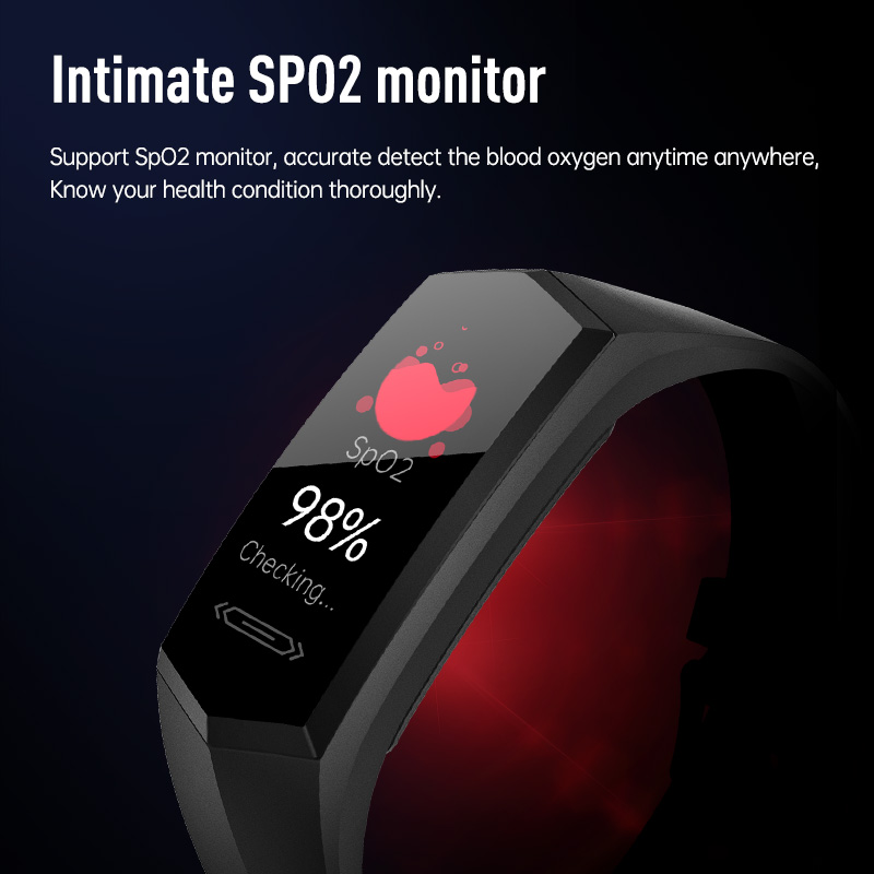 Health Smart Bracelet V17S Color: Black - 3