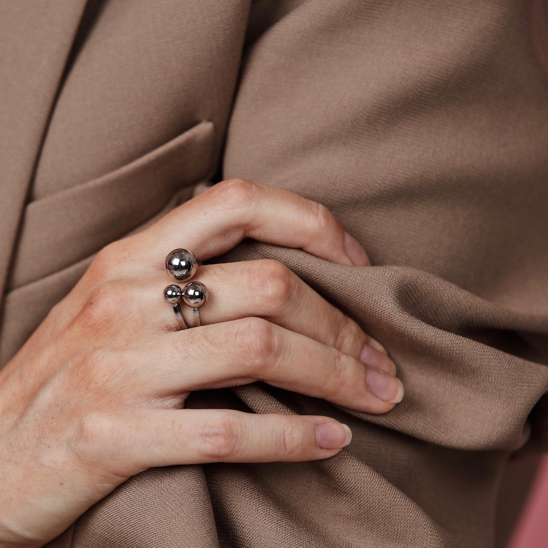 Ring Brea silver - Bud to Rose