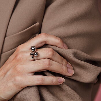 Ring Brea silver - Bud to Rose