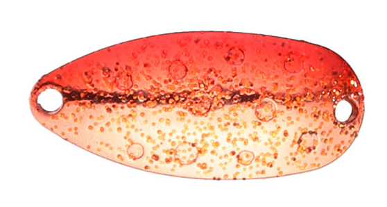 Hurricane Lill-Sluken är en klassisk liten sked som har visat sig vara otroligt effektiv på både abborre, öring, regnbåge och röding. copper pink