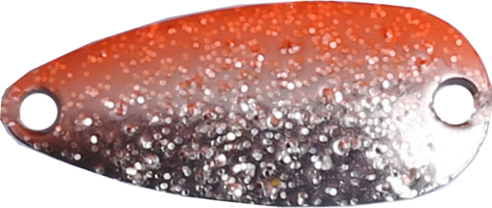 Hurricane Lill-Sluken är en klassisk liten sked som har visat sig vara otroligt effektiv på både abborre, öring, regnbåge och röding. silver orange