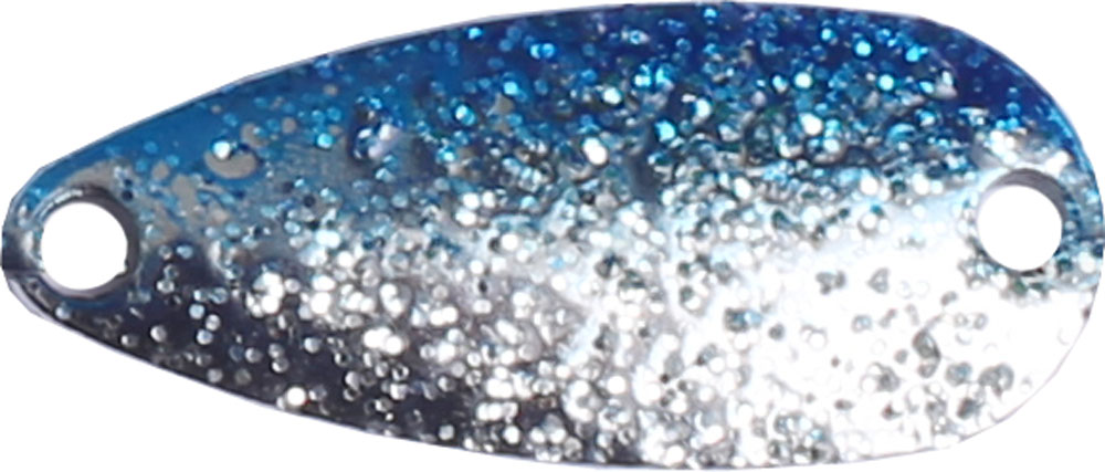 Hurricane Lill-Sluken är en klassisk liten sked som har visat sig vara otroligt effektiv på både abborre, öring, regnbåge och röding. blue silver