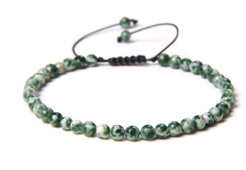 Jade Armband  - 4mm Pärlor