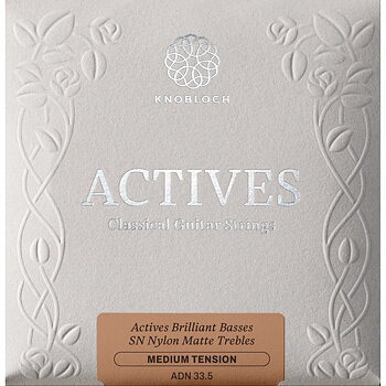 Knobloch Strings ADN33.5 SN Nylon Actives Double Silver (Medium Tension)