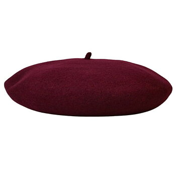 Basker 100% ull, bordeaux från Susanna Design