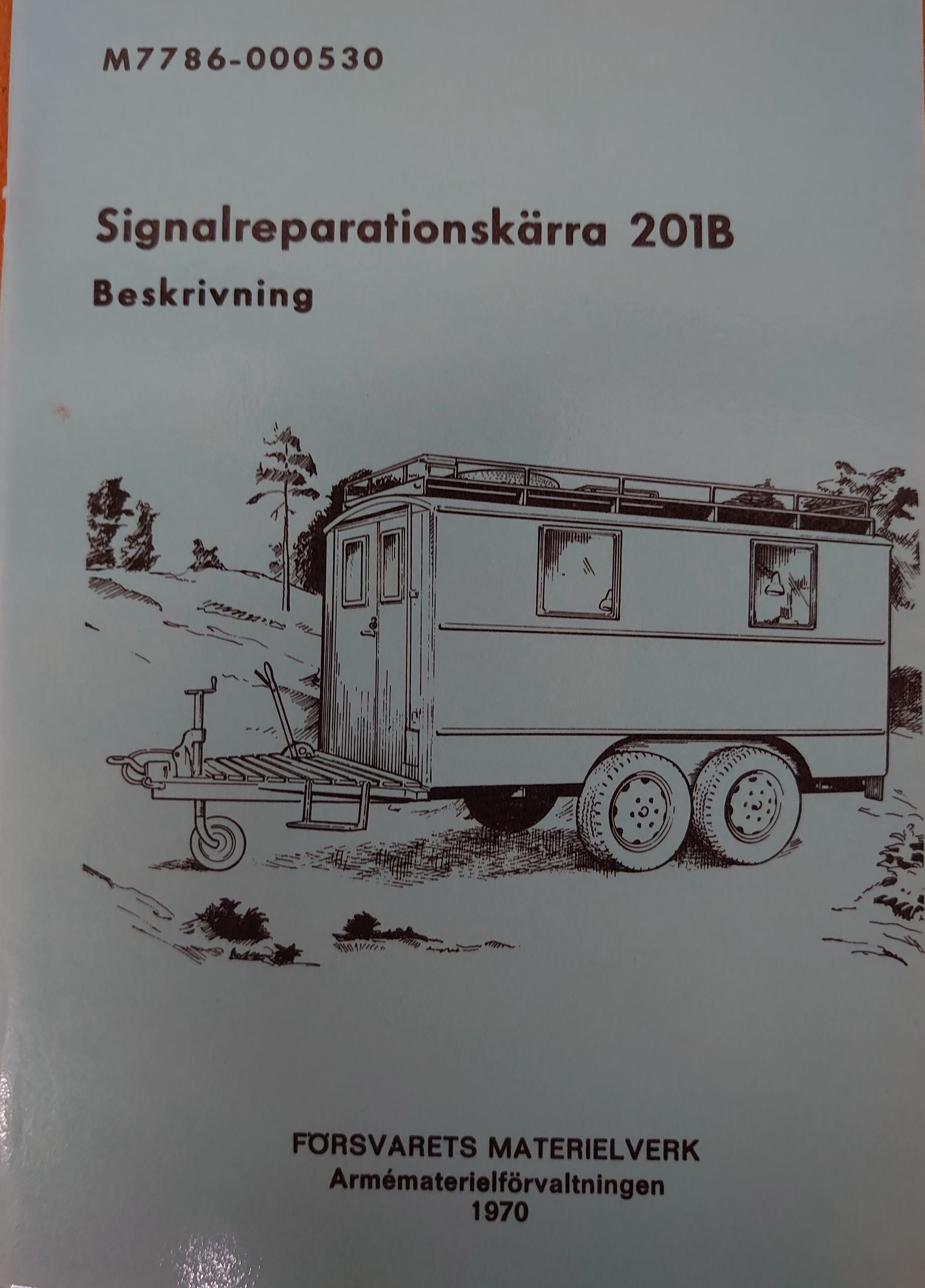Signalreperationskärra 201B