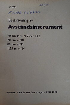Avståndsinstrument