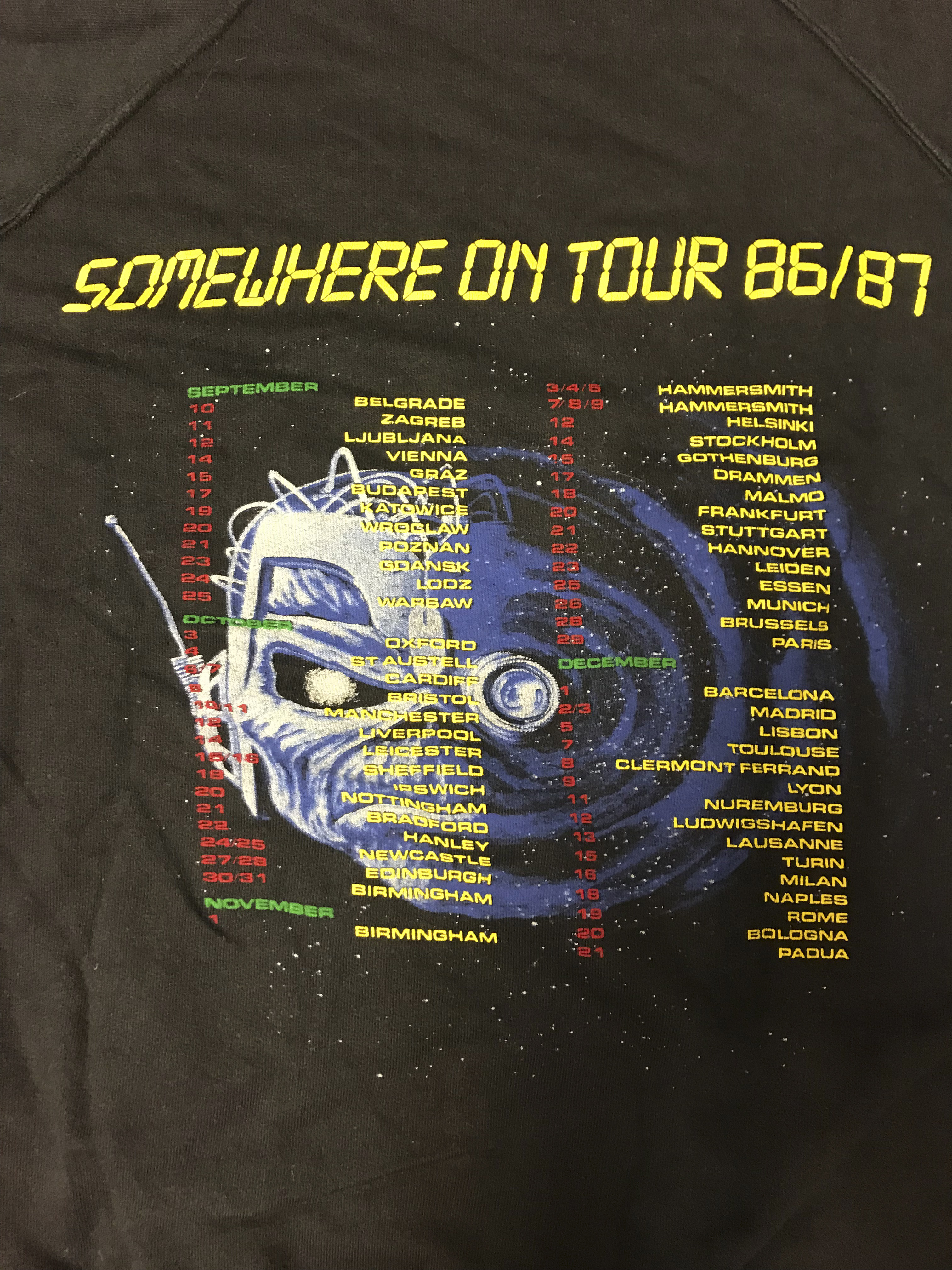 IRON MAIDEN 1986 Sweatshirt - 4