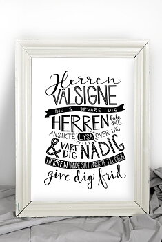 POSTER: VÄLSIGNELSEN 50x70 cm