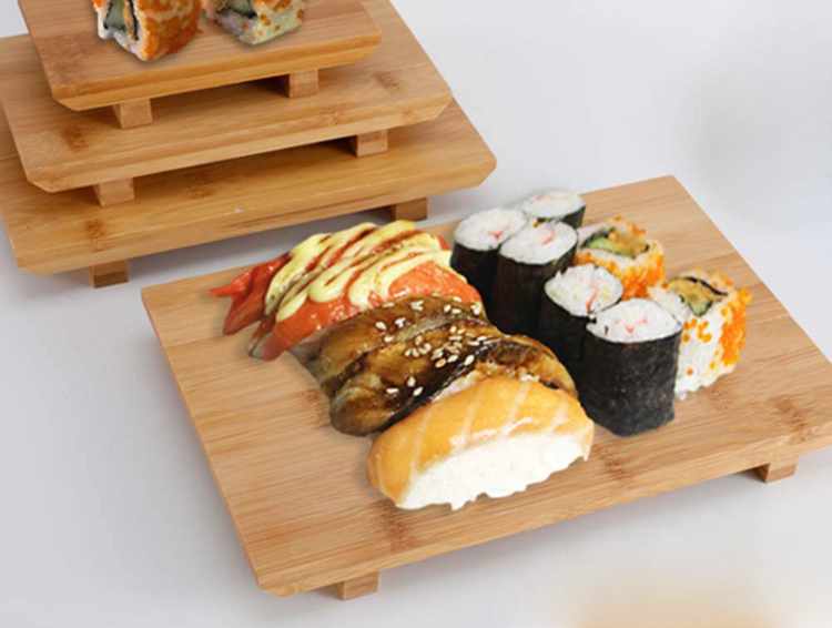 Sushifat - Trä Högt
