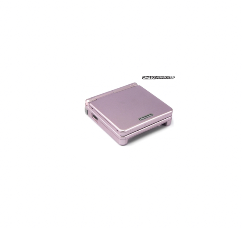 GBA SP konsol rosa normalt skick inkl laddare - 2