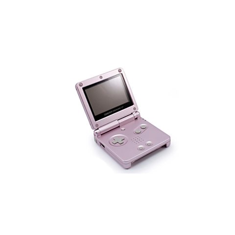 GBA SP konsol rosa normalt skick inkl laddare