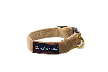 Gustaf & Evita Halsband Sammet Mocca