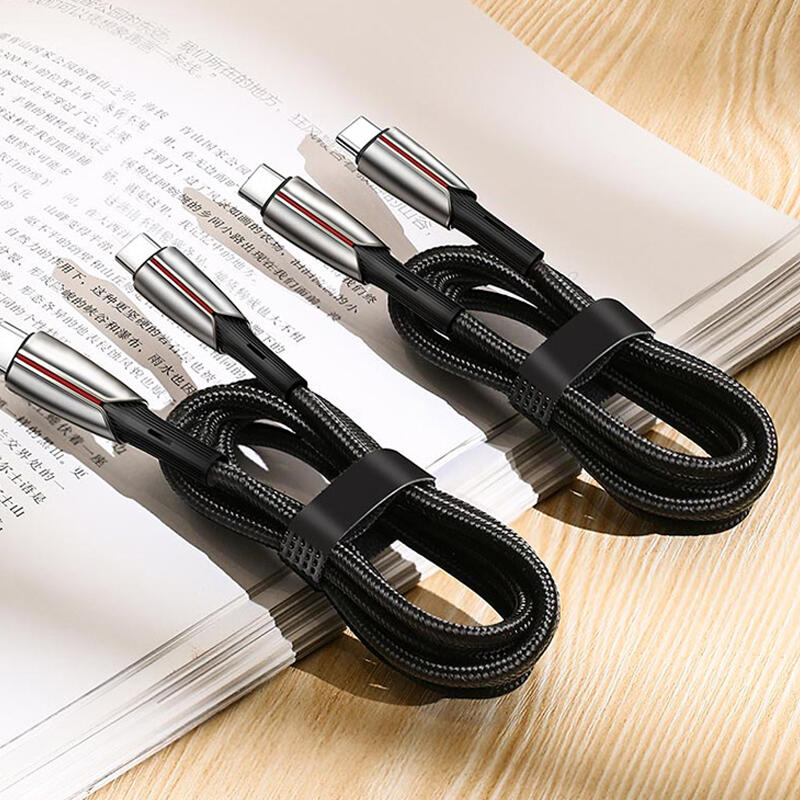 SiGN PD USB-C till USB-C Kabel, 1.2m, 3A, 60W - Svart - 5