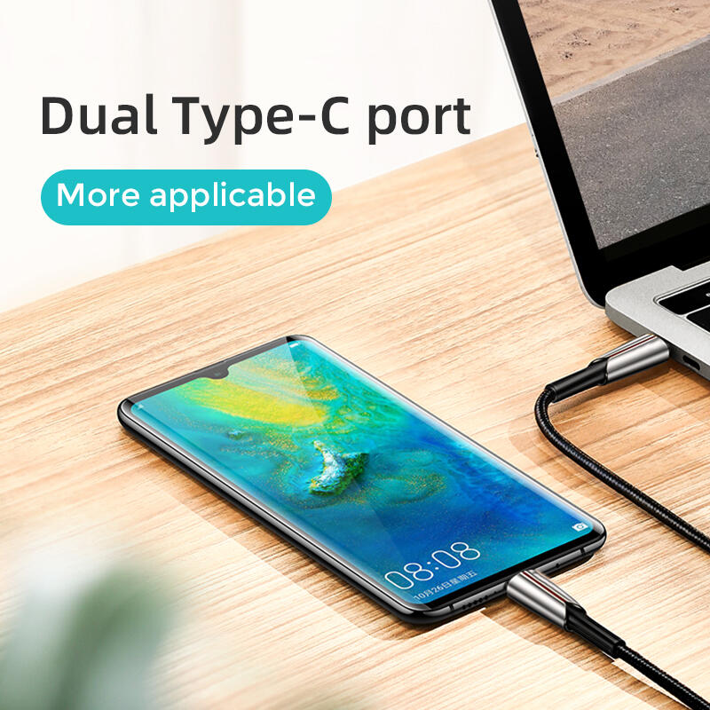 SiGN PD USB-C till USB-C Kabel, 1.2m, 3A, 60W - Svart - 3