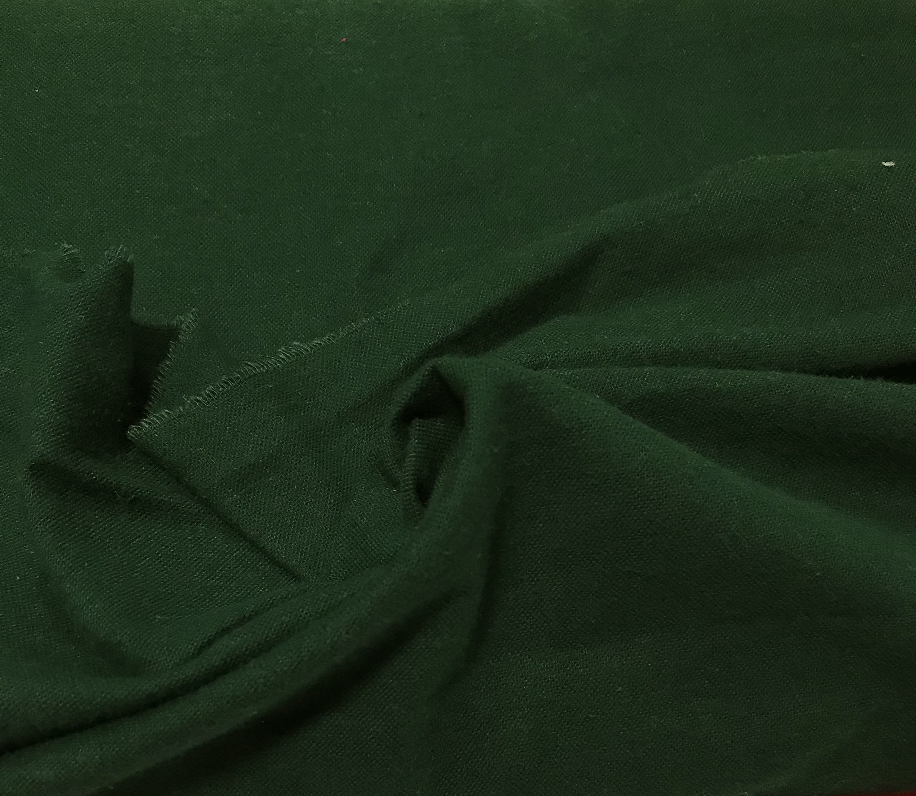 Flanell Mörkgrön