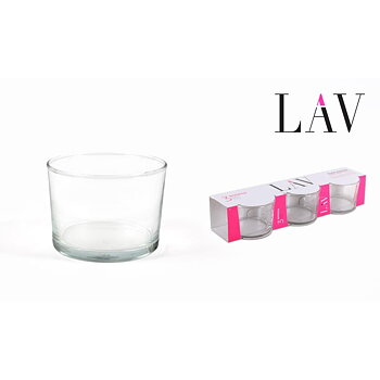 Uppsättning av 3 små glas